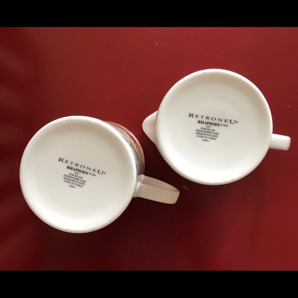 2  Retroneu Rhapsody porcelain creamers - Picture 3 of 7